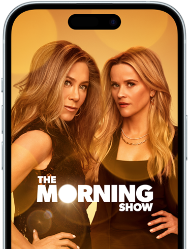 iPhone 15 mit Apple TV+ und der Serie The Morning Show